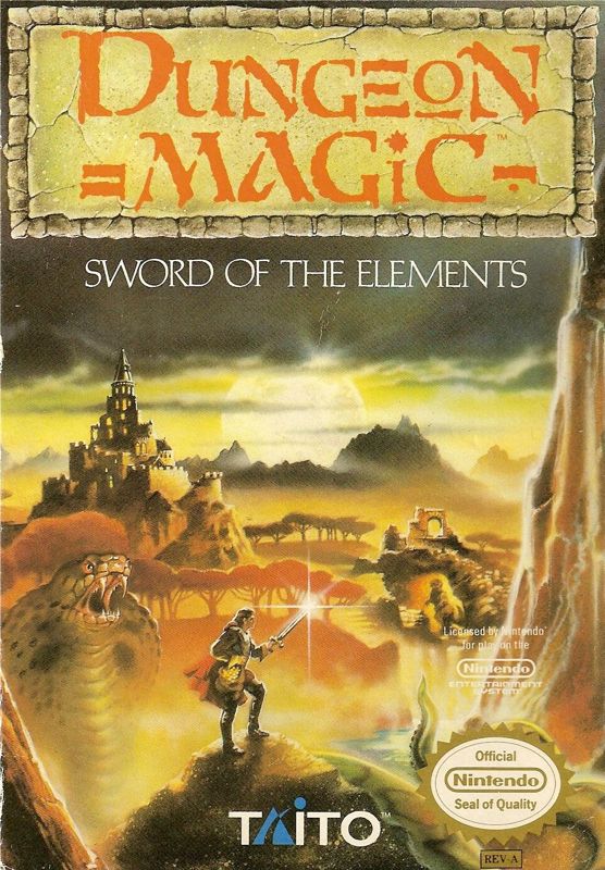 Dungeon & Magic box art for Famicom